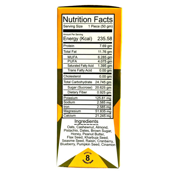 Nutrition Label Side of Box