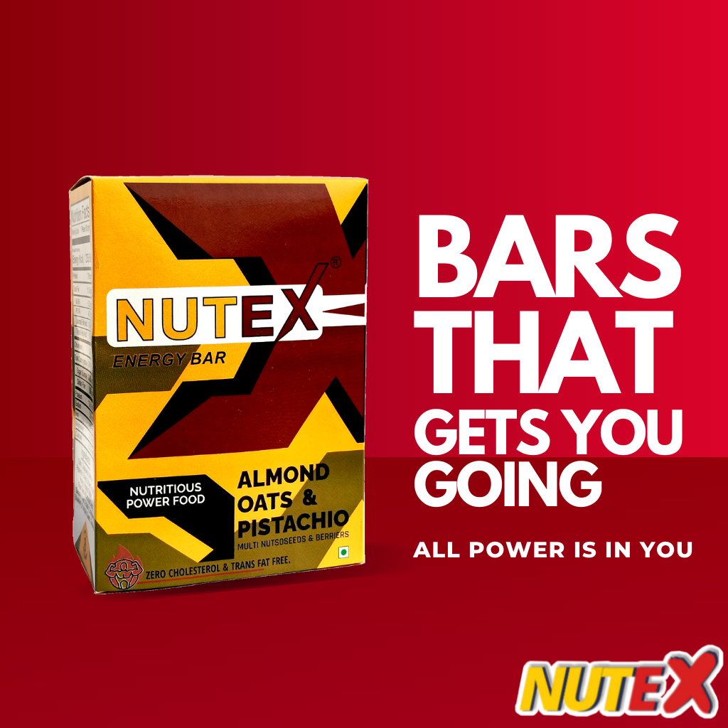 Nutex Energy Bar - One Box of 8 Energy Bars